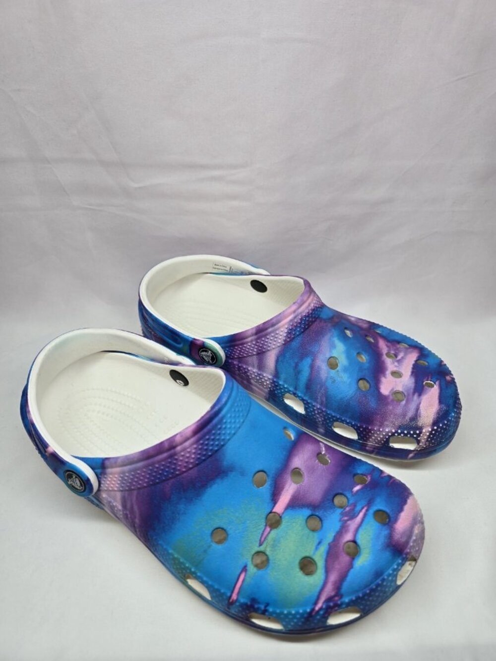 Crocs Classic Out of This World II Clogs Women's 9/Mens 7- Dye Print
